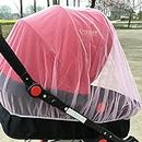 Kolar Polyester Infants Washable Stroller, Carrier, Pram, Car Seat & Cradle Anti Mosquito Net (Pink)