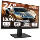  Monitor para juegos Full HD 1080p de 24 pulgadas 100Hz, 99% sRGB, compilación 23,8 pulgadas/100hz/IPS