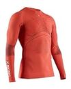 X-Bionic Men's Energy Accumulator T-Shirt, O021 Sunset Orange/Anthracite, L