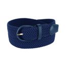 New CTM Men's Elastic Braided Belt with Covered Buckle (Big & Tall Available)