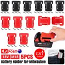 5/10x Battery Storage Holder For Milwaukee For M18 18V Tool Battery Accessories