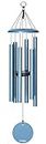 Corinthian Bells by Wind River - 30 inch Sky Blue Wind Chime for Patio, Backyard, Garden, and Outdoor décor (Aluminum Chime) Made in The USA