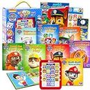 Paw Patrol Read Along Books for Kids - Bundle with 8 Read Aloud Books and Electronic Reader Plus Stickers and More Featuring Chase, Rubble, and Skye (Paw Patrol Reader Book Set)