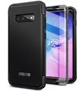 SURITCH Case for Samsung Galaxy S10 Plus,Rugged with Built-in Screen Protector