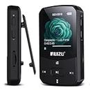 RUIZU X52 8GB Portable Mp3 Player with Bluetooth 5.0, Clip On Design HiFi Lossless Music Player, Voice Recording,FM Function, Smart E-Book, Alarm for Running, Support up to 128GB (8 GB)
