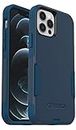 OTTERBOX Commuter Series Case for iPhone 12 & iPhone 12 Pro - Bespoke Way (Blazer Blue/Stormy SEAS Blue)