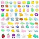 Vtopmart 72 Pcs Mochi Squishy Toys for Kids, Christmas Party Favors for Kids Kawaii Loot Bag Fillers, Classroom Prizes, Birthday Gift, Goodie Bag Stuffers