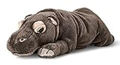 Uni-Toys - Nilpferd, liegend - 30 cm (Länge) - Plüsch-Hippo, Flusspferd - Plüschtier, Kuscheltier