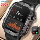"Men's Sports Smart Bracelet Watch For Men And Women (answer/make Call), 1.96"" Ips Full Touch Screen Fitness With 100+ Sport Modes, Activity Smartwatch For Android Ios"