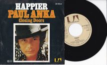Paul Anka -Happier / Closing Doors- 7" 45 United Artists Records (36 185 AT)