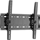JXMTSPW TV Wall Bracket for Most 32–75 inch LCD LED Flat Curved TV, Low Profile Tilt TV Mount, Sturdy Heavy Duty TV Mount with Max VESA 600x400m Up to 50KG 42 50 55 65 70" Strong Wall Mount TV Bracket