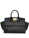 Salvatore Ferragamo Women's Studio Soft Bag Size Medium In Black