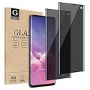GLBLAUCK [2 Pack] Privacy Screen Protector for Samsung Galaxy S10, Anti-Spy 3D Curve Edge 9H Hardness Tempered Glass Screen Protectors for Samsung Galaxy S10 6.1 inch