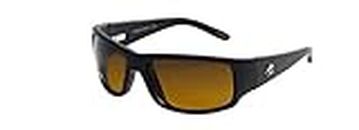 Eagle Eyes Wrap Around Sunglasses - Cozmoz Sports Sunglasses in Black Frame/Gradient Polarized Lens