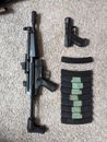 Airsoft H&K MP5 w/ 10 mags and Umarex P99 c02