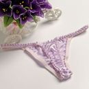 2pcs Teen Girls 100% Silk Thongs Underwear Panties Solid Knickers for Kids 12-14