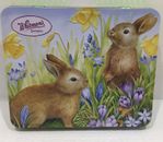 Whitmans Sampler Easter Tin Baby Rabbits With Crocus Hinged Lid