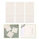 6 Pcs The Pet Adhesive Pads Memo Scratch Stationery