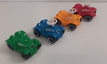 The Big Bobby Car Boardgame Replacement Pieces x4 Cars 1970s German Version Rare