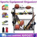 Sports Equipment Organizer Garage Ball Storage Rack Basketball Display Holder