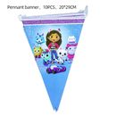 Gabby Dollhouse Bunting Birthday Flag Banner Party Supplies Decorations Kids