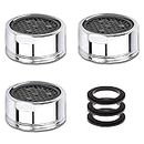 3 Pack Tap Aerator M18, Water Saver Tap Filter Nozzle Faucet Aerator Replacement Parts (18mm Male Thread)
