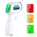 ByFloProducts, Forehead Thermometer, Non Touch Digital Thermometer for Adult and Baby, Digital Infrared Thermometer, Fast and Accurate Reading with Fever Alarm