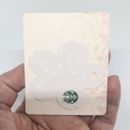 Tarjeta de regalo Starbucks Corea 2016 flor de cerezo sin saldo tarjeta usada