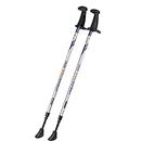 Urban Poling Urban Poles Series 300 – Fitness Edition, Blue & Silver, 1 Pair – For Users 4'2"–6'2" – Lightweight, Aluminum Nordic Walking Sticks – Collapsible & Adjustable Hiking Gear – Ergonomic