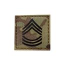 IR US Army 2x2 MSG E-8 Master Sergeant Rank multicam patch