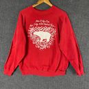 Vintage San Diego Zoo Sweatshirt Mens Extra Large Red Jumper 90s USA Puff Paint