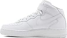 Nike Herren Air Force 1 Mid 07 Basketball Shoe, Weiß, 43 EU