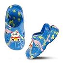 Butax Kids Clogs & Mules for Children Boys and Girls, Slip On Water Shoes Non Slip Summer Sandals for Garden Beach Pool Shoes Lightweight Ventilated Clogs - Blue (Size - 6)