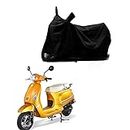 EGAL- Bike Body Cover Compatible for Zelio Grocy Electric 100% Waterproof Dustproof/Indoor/Outdoor and Parking with All Varients Full Body Protection (Colour- Black)