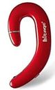 Hitage HBT-856 RED ONE Ear- Biker Latest Bluetooth Earphone Bluetooth Headset (Red, True Wireless)