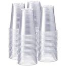 Comfy Package [16 oz. - 240 Count Clear Disposable Plastic Cups - Cold Party Drinking Cups
