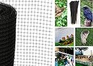 QUALITY SMARTER 2.45MX20M (8fX65f) 1.5CM (0.6in) MESH 15gsm with 100 Cable Ties Heavy Duty UV STABLIZED Anti Rodent- Animal-Bird Netting for Garden Fence-Balcony-Window Protecting Fruit Trees Plants