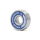 MAPLE ACE 608-2RS Skateboard, Inline Roller Skate, Scooter Bearings Blue Rubber Sealed Plus Spacers (8 Pack) 608 2RS
