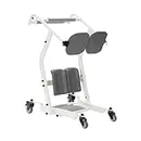 ELENKER Sit to Stand Assist Patient Transport Unit, Patient Lift for Home Care Use, Medical Equipment Lift Assist,Grey+White.