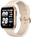 BRIBEJAT BT9 Smart Watch for Women (Dial/Answer Call) 1.75'' 2.5D HD Screen Fitness Tracker Pedometer SpO2/Real-time Heart Rate/Sleep Monitor Compatible with Samsung iPhone Android Phone, Rose Gold