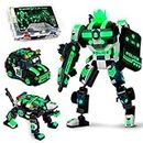 JITTERYGIT Superhero Police Robot Building Toy Gift for Boys, Epic Birthday STEM Present for Ages 7, 8, 9, 10 and 11 Year Olds (279 Pcs) Robotryx