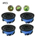 4 X Replacement Trimmer Spool & Line Strimmer For 20, 24 And 40v GreenWorks