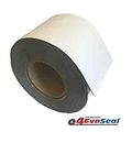 Multi-Purpose Rubberized Roofing and Waterproofing Tape Stops Leaks ! - Roof RV Camper Awning Tarp Boat Repair - White 4in x 50 ft