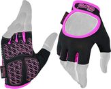 Weight Lifting Gym Gloves By EVO Fitness Lifting Workout Training Half Finger