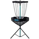 Franklin Sports Disc Golf Baskets - Portable Disc Golf Target with Chains Included - Disc Golf Basket Stand Equipment for Hole + Course Creation - PDGA Approved Black