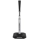 BaseGoal Baseball & Softball Batting Tee,Portable Hitting Tee,with Heavy Duty Base,Rolled Flexible Rubber Top,Adjustable Height for Kids or Adults