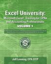 Excel University: Microsoft Excel Training for CPAs and Accounting Profes - GOOD