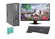 Complete set of 21.5 inches Monitor and HP 800G1 Quad Core i5-4570 8GB 256GB SSD WiFi Windows 10 64-Bit Desktop PC (Renewed)