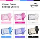 100pc Disposable Nitrile Exam 3-mil Latex Free Medical Cleaning Food-Safe Gloves