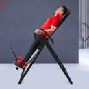 Inversion Table Teeter Machine Therapy Back Pain Relief Foldable Gravity Fitness
